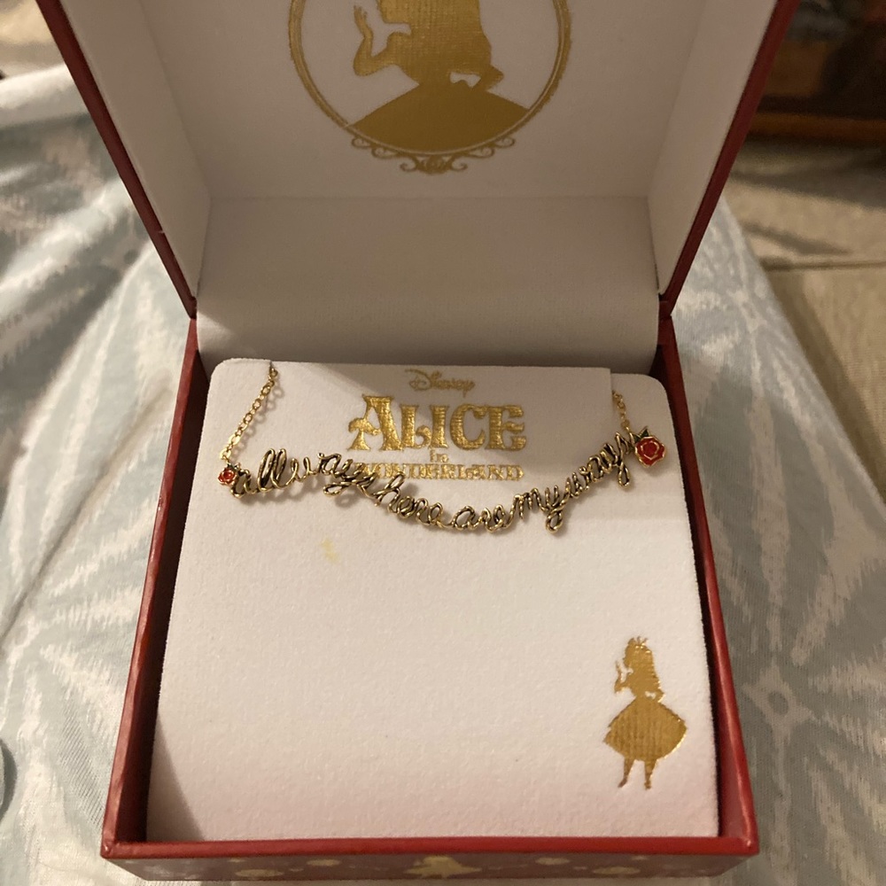 Rocklove x Disney Red Queen ‘All Ways Here Are My Ways’ necklace